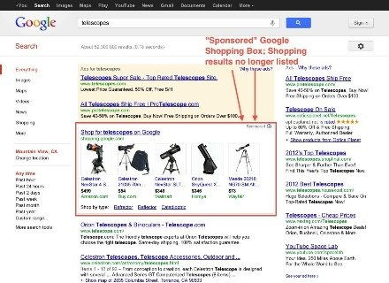 谷歌調(diào)整產(chǎn)品搜索服務(wù)，商業(yè)模式變革引商家關(guān)注